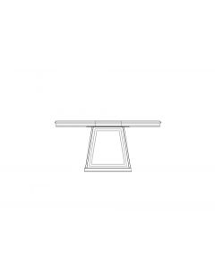 Adora ADO3332 Diamante Square Table With Extension